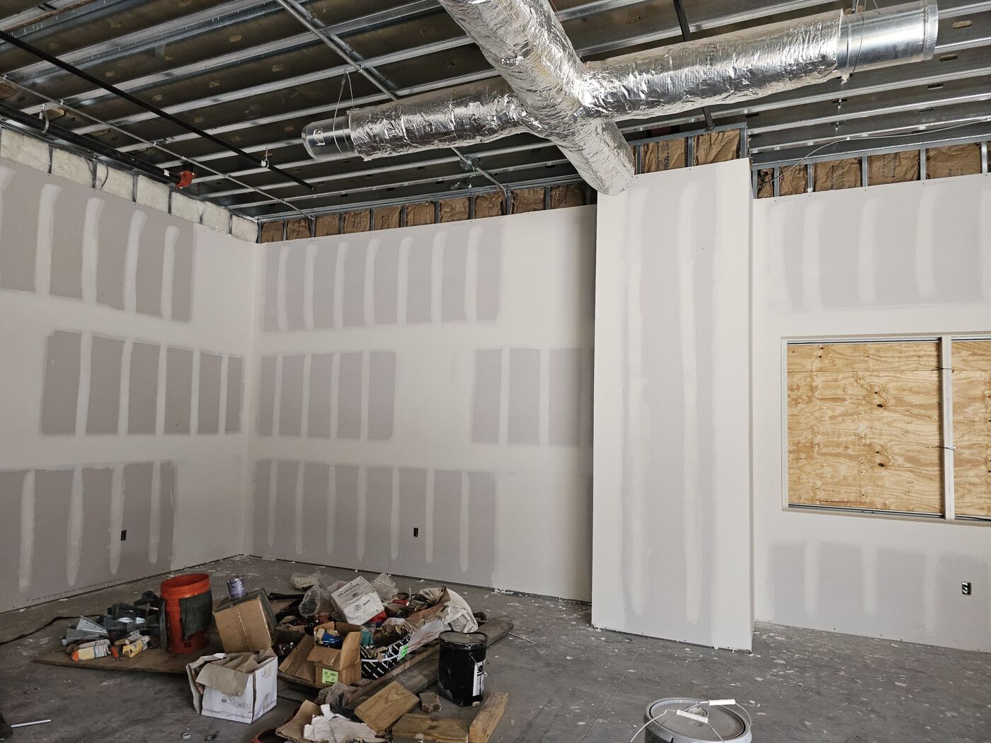 Commercial drywall and interior coordination