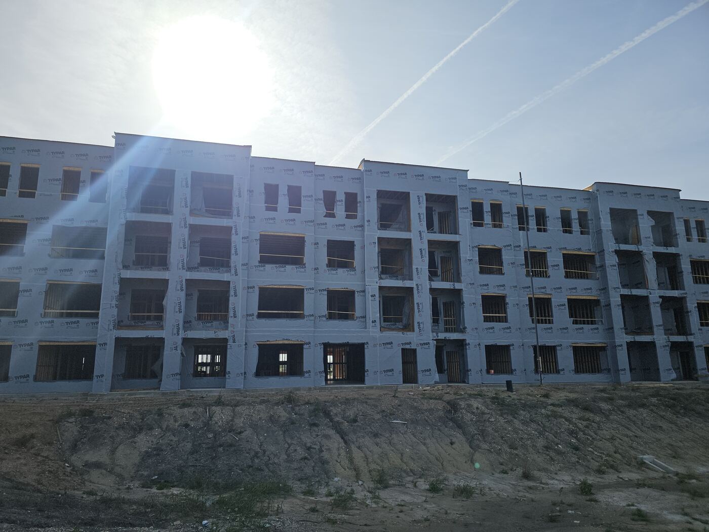 High-end residential exterior construction